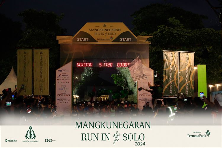 Race photo from Mangkunegaran Run 2024