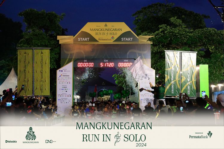 Race photo from Mangkunegaran Run 2024