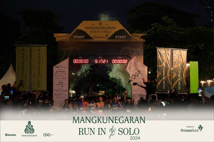 Race photo from Mangkunegaran Run 2024