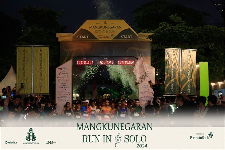 Race photo from Mangkunegaran Run 2024