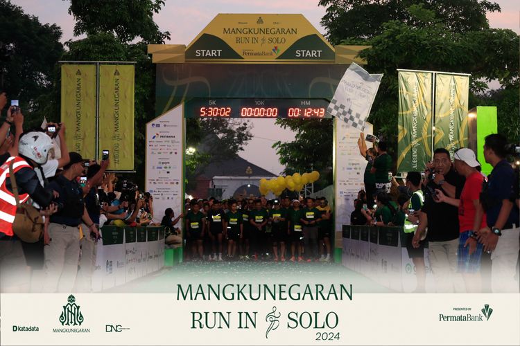 Race photo from Mangkunegaran Run 2024