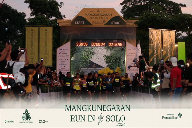 Race photo from Mangkunegaran Run 2024