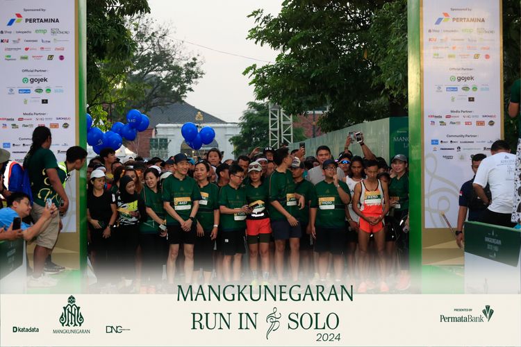 Race photo from Mangkunegaran Run 2024