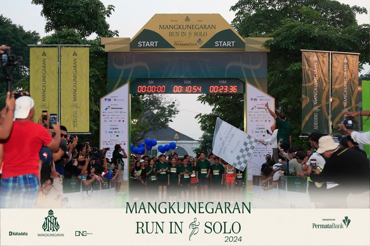 Race photo from Mangkunegaran Run 2024