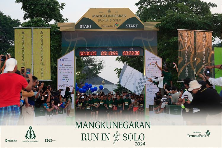 Race photo from Mangkunegaran Run 2024