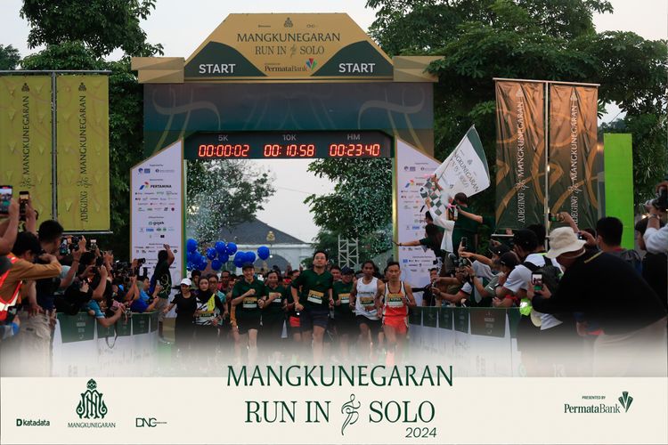 Race photo from Mangkunegaran Run 2024