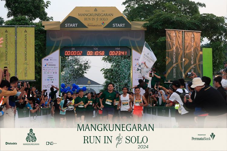 Race photo from Mangkunegaran Run 2024