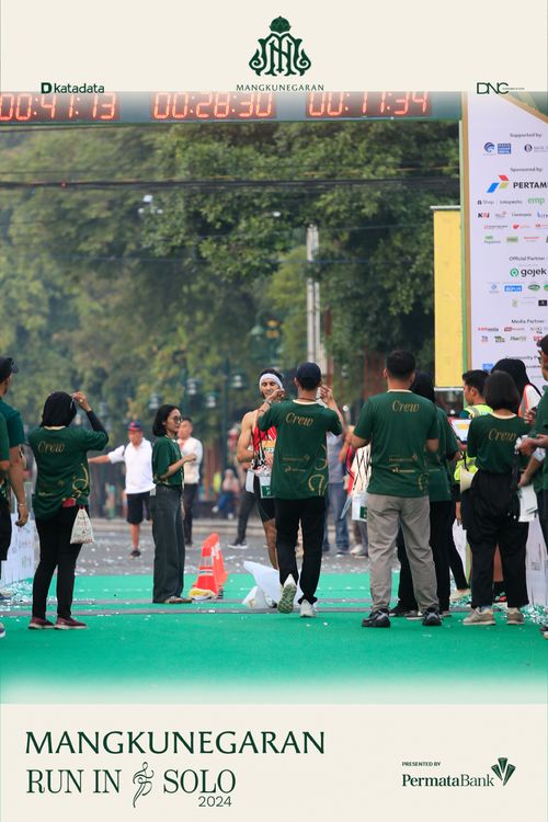 Race photo from Mangkunegaran Run 2024