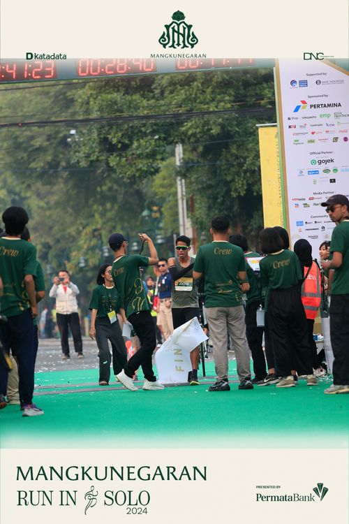 Race photo from Mangkunegaran Run 2024