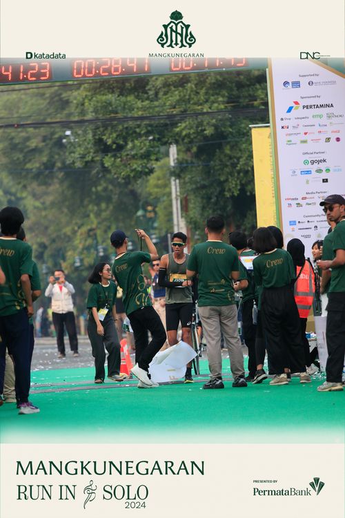 Race photo from Mangkunegaran Run 2024