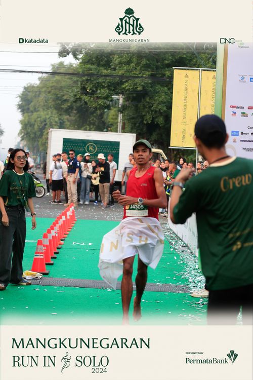 Race photo from Mangkunegaran Run 2024
