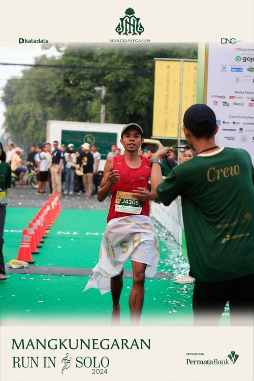 Race photo from Mangkunegaran Run 2024