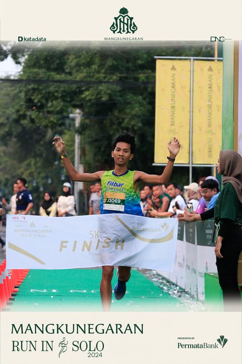 Race photo from Mangkunegaran Run 2024