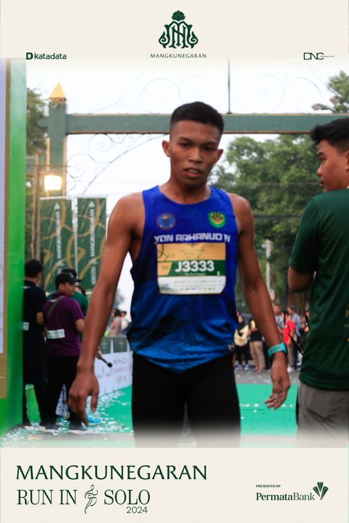 Race photo from Mangkunegaran Run 2024