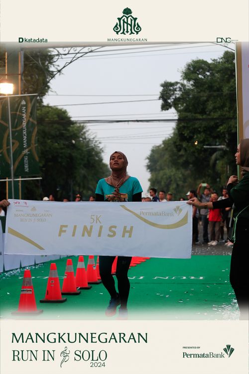 Race photo from Mangkunegaran Run 2024