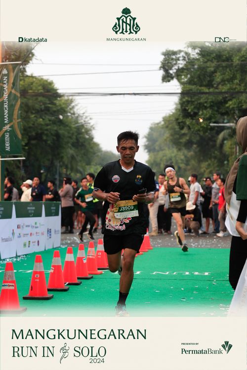 Race photo from Mangkunegaran Run 2024