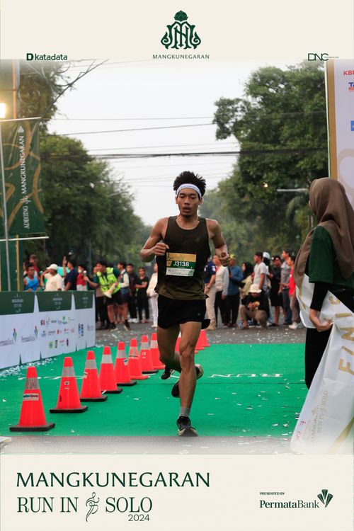 Race photo from Mangkunegaran Run 2024
