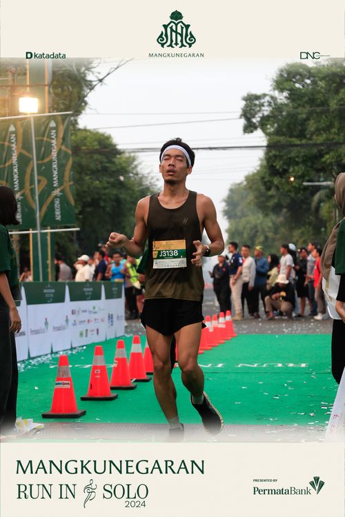 Race photo from Mangkunegaran Run 2024