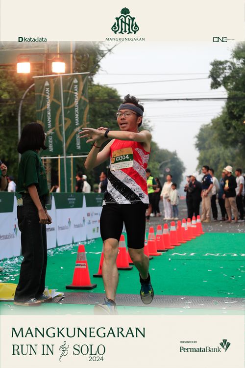 Race photo from Mangkunegaran Run 2024