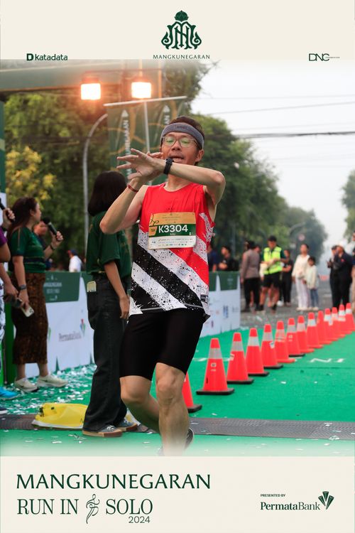 Race photo from Mangkunegaran Run 2024