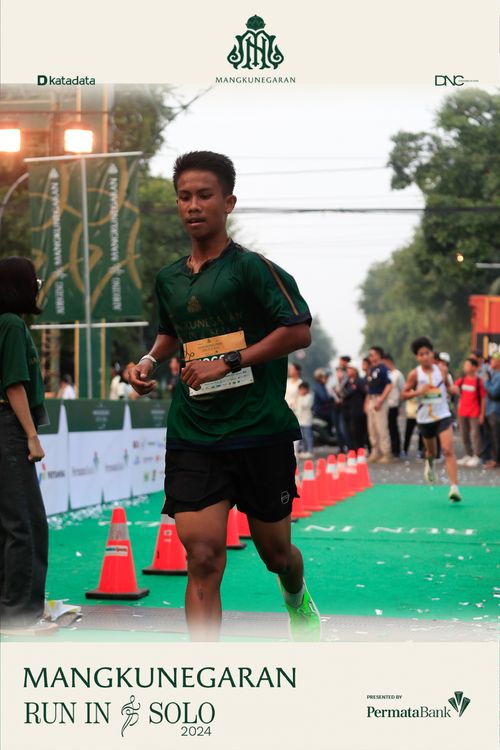 Race photo from Mangkunegaran Run 2024