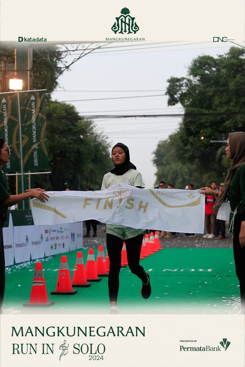 Race photo from Mangkunegaran Run 2024