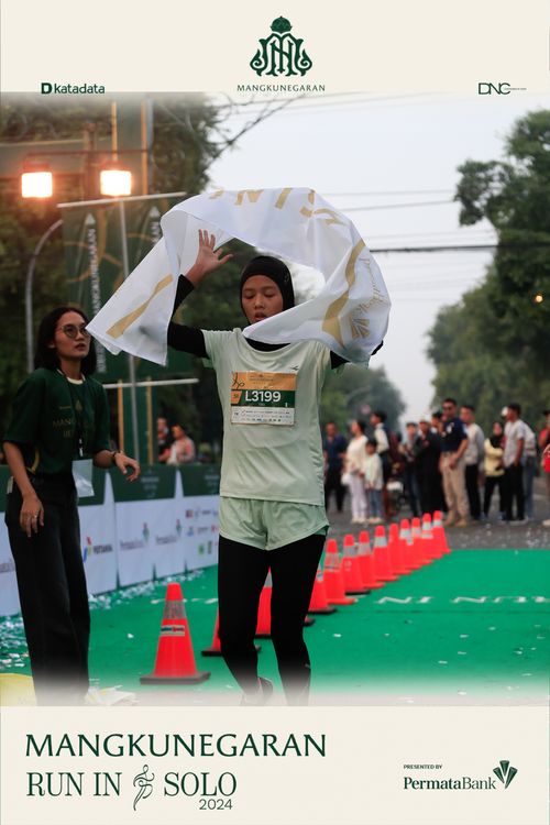 Race photo from Mangkunegaran Run 2024