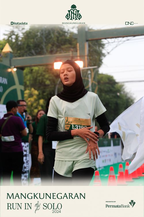 Race photo from Mangkunegaran Run 2024