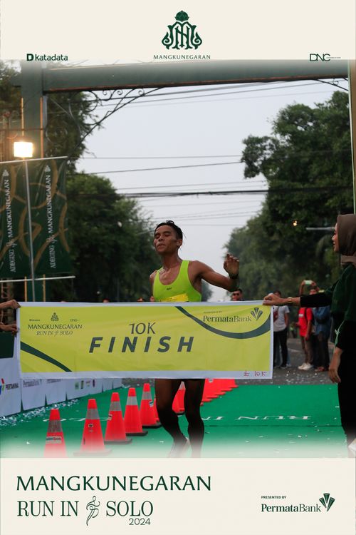 Race photo from Mangkunegaran Run 2024