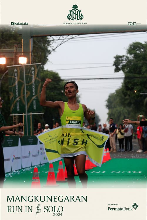 Race photo from Mangkunegaran Run 2024