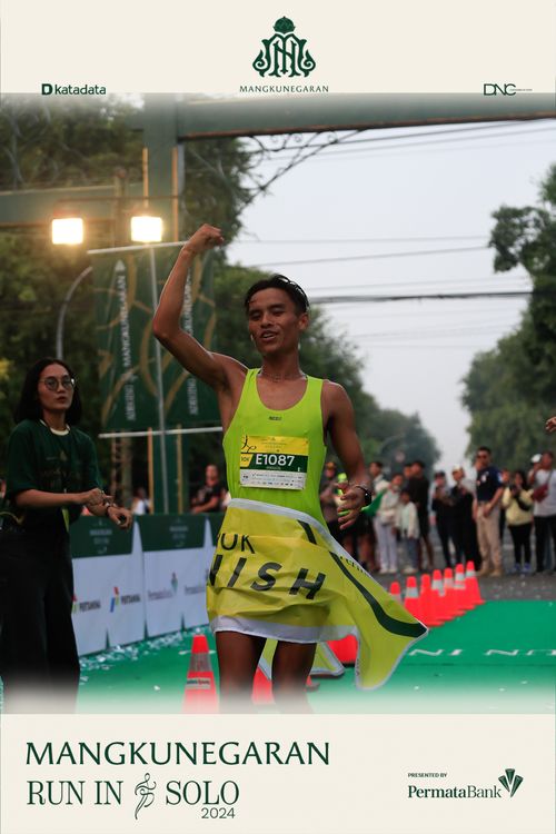 Race photo from Mangkunegaran Run 2024