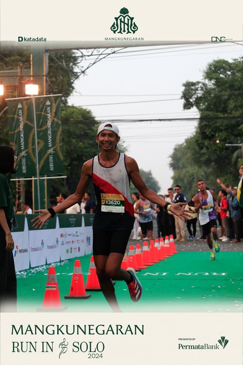 Race photo from Mangkunegaran Run 2024