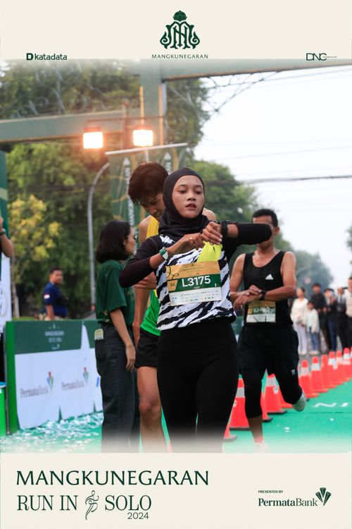 Race photo from Mangkunegaran Run 2024