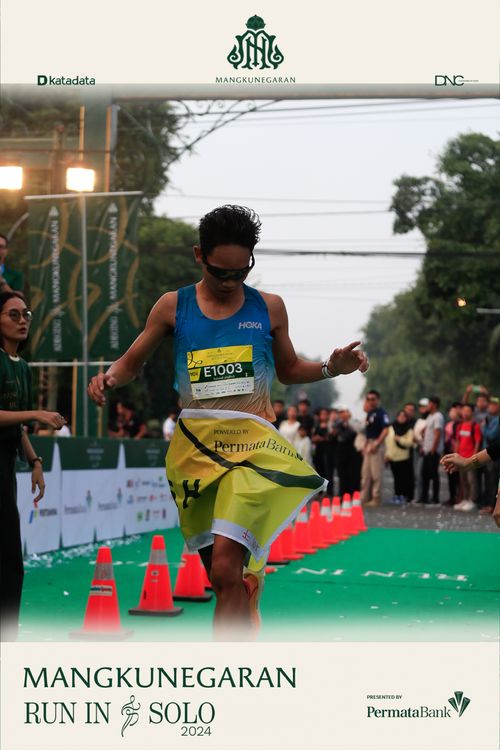 Race photo from Mangkunegaran Run 2024