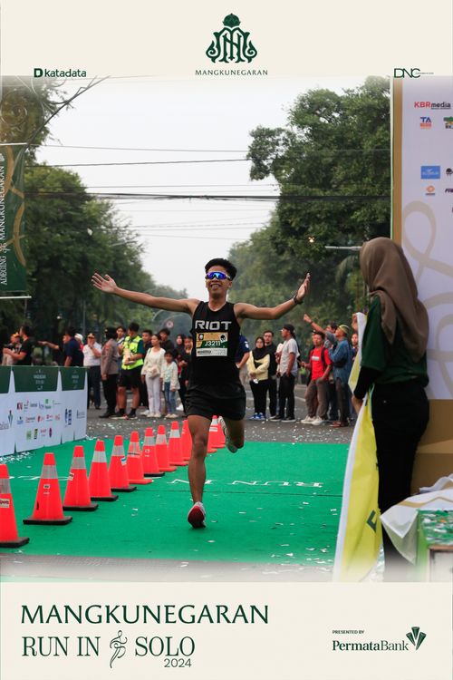 Race photo from Mangkunegaran Run 2024