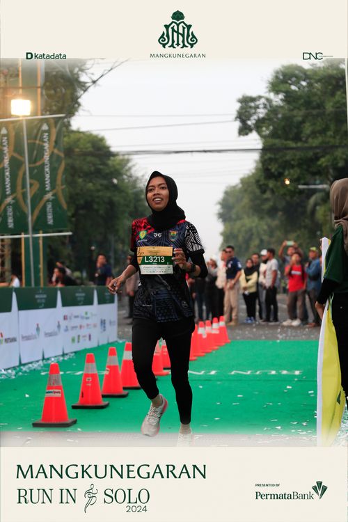 Race photo from Mangkunegaran Run 2024