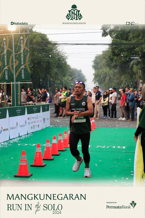 Race photo from Mangkunegaran Run 2024