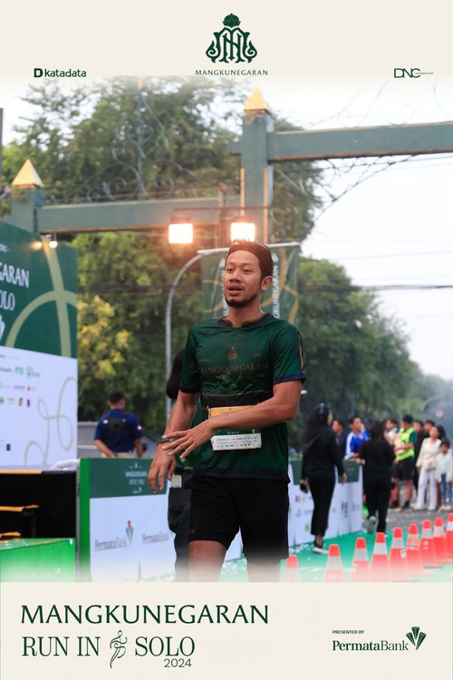 Race photo from Mangkunegaran Run 2024