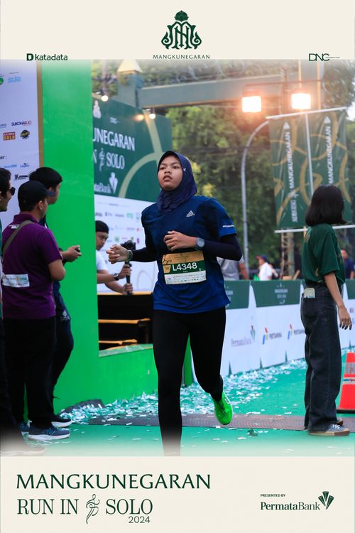 Race photo from Mangkunegaran Run 2024