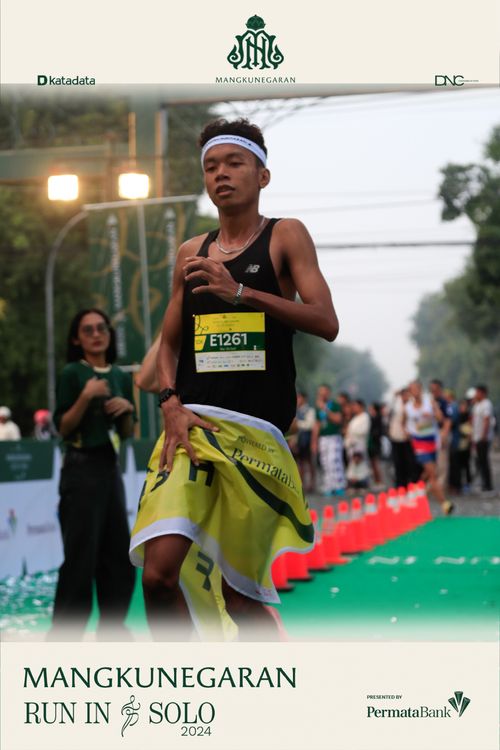 Race photo from Mangkunegaran Run 2024