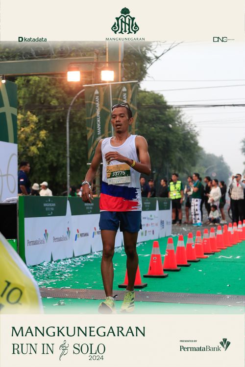 Race photo from Mangkunegaran Run 2024