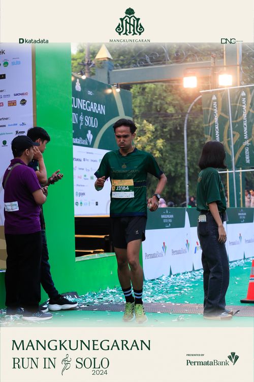Race photo from Mangkunegaran Run 2024