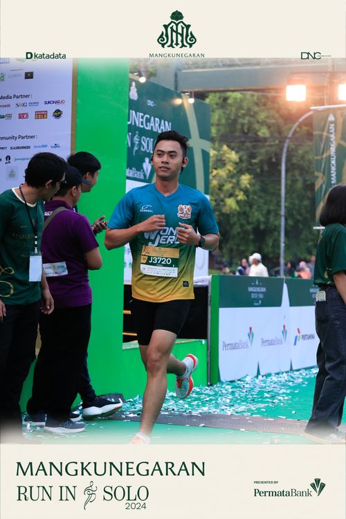 Race photo from Mangkunegaran Run 2024