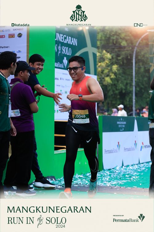 Race photo from Mangkunegaran Run 2024