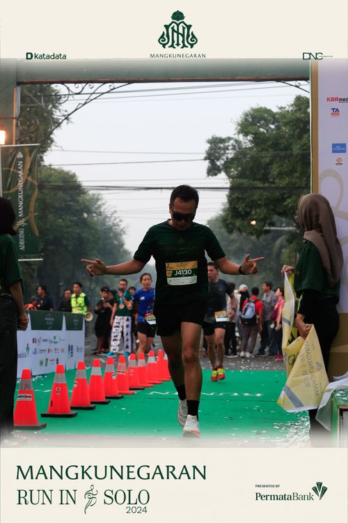 Race photo from Mangkunegaran Run 2024