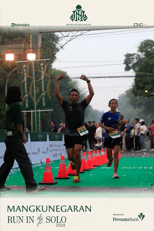 Race photo from Mangkunegaran Run 2024