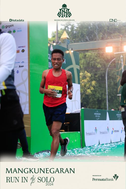 Race photo from Mangkunegaran Run 2024