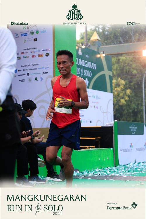 Race photo from Mangkunegaran Run 2024