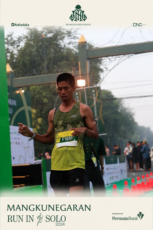 Race photo from Mangkunegaran Run 2024