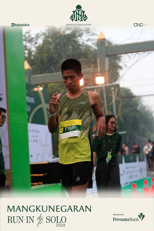 Race photo from Mangkunegaran Run 2024